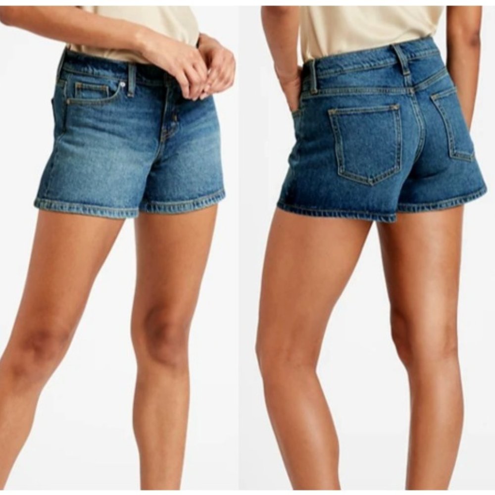 Banana Republic Jeans Women's Mid-Rise Medium Wash Classic Denim Shorts Size 6 - Picture 1 of 13